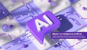 Imagen morada con las letras AI. Es la oficial del curso.