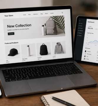 Herramientas para usar dropshipping: ordenador, tablet, móvil.