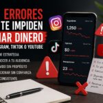 Título del artículo: los 10 errores que te impiden ganar dinero en Redes Sociales