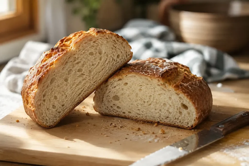 pan sin gluten casero bien horneado, sin errores de cocción